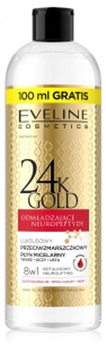 EVELINE 24k Gold Luksusowy płyn micelarny przeciwzmarszczkowy 500 ml