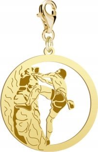 Radziszewska Pozłacany Charms Wspinaczka górska DEDYKACJA GR