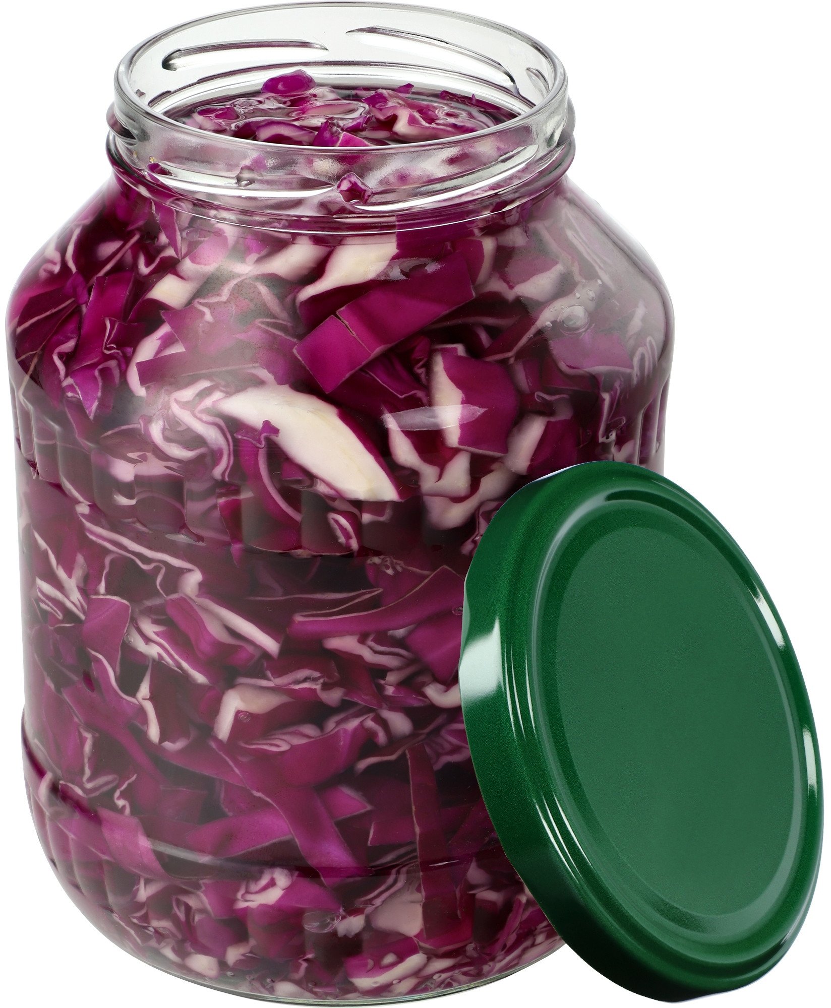 KADAX Słoik Słój Szklany 1,7L Na Przetwory Ogórki Nalewki + Zakrętka Fi89