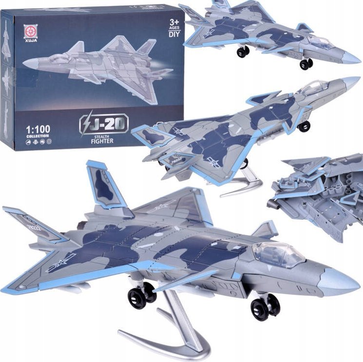 Jokomisiada Zestaw klocków samolot bojowy J-20 model 1:100 ZA5026