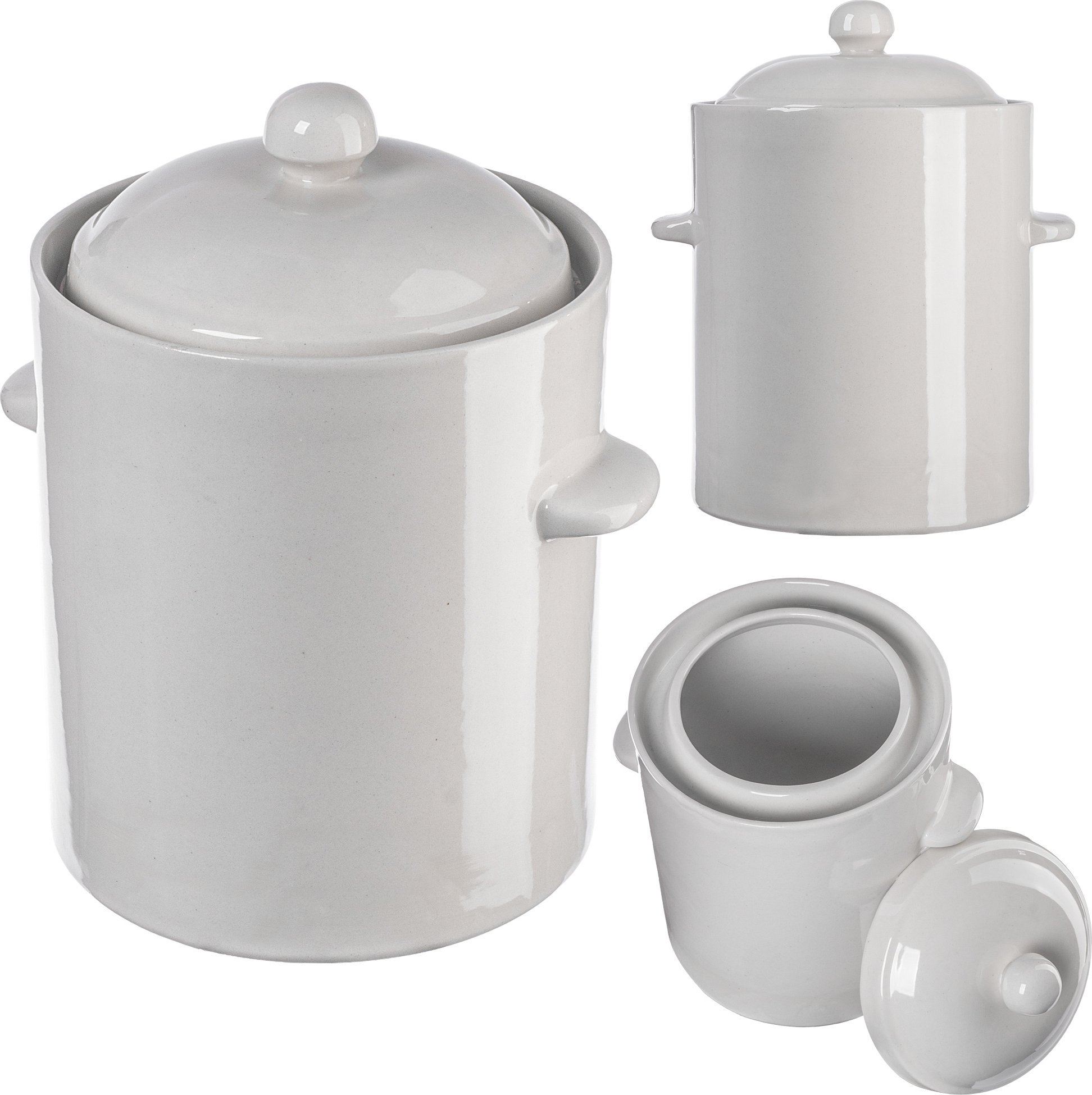 Kadax KADAX Beczka Garnek Do Kiszenia Z Kołnierzem 10L