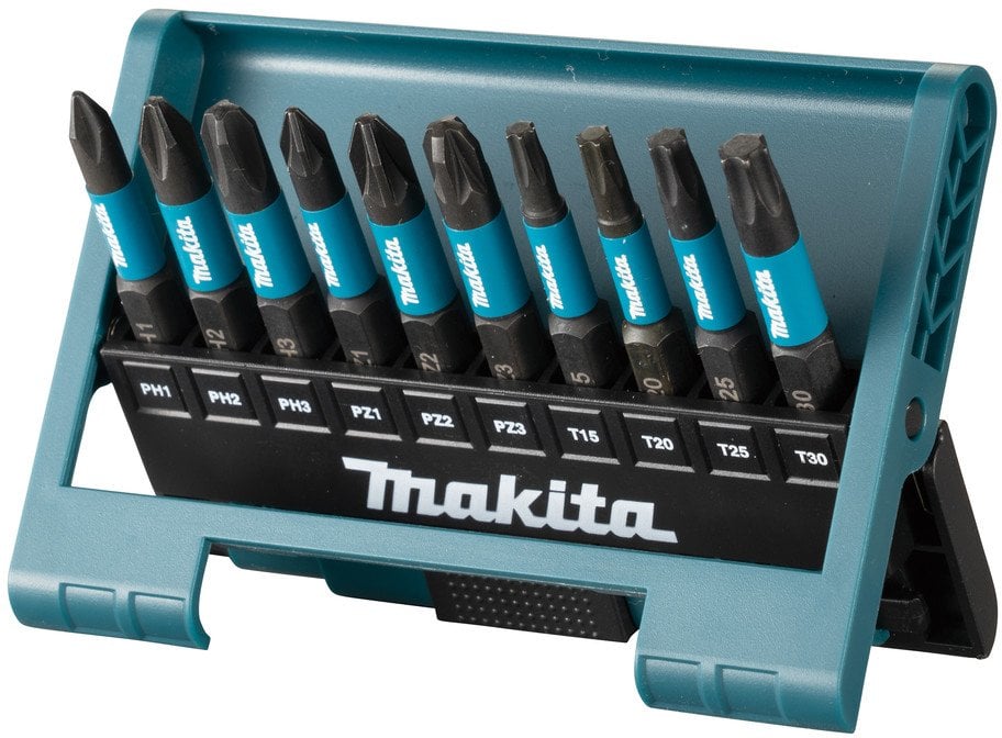 MAKITA SCREWDRIVER BIT SET /10pcs IMPACT BLACK