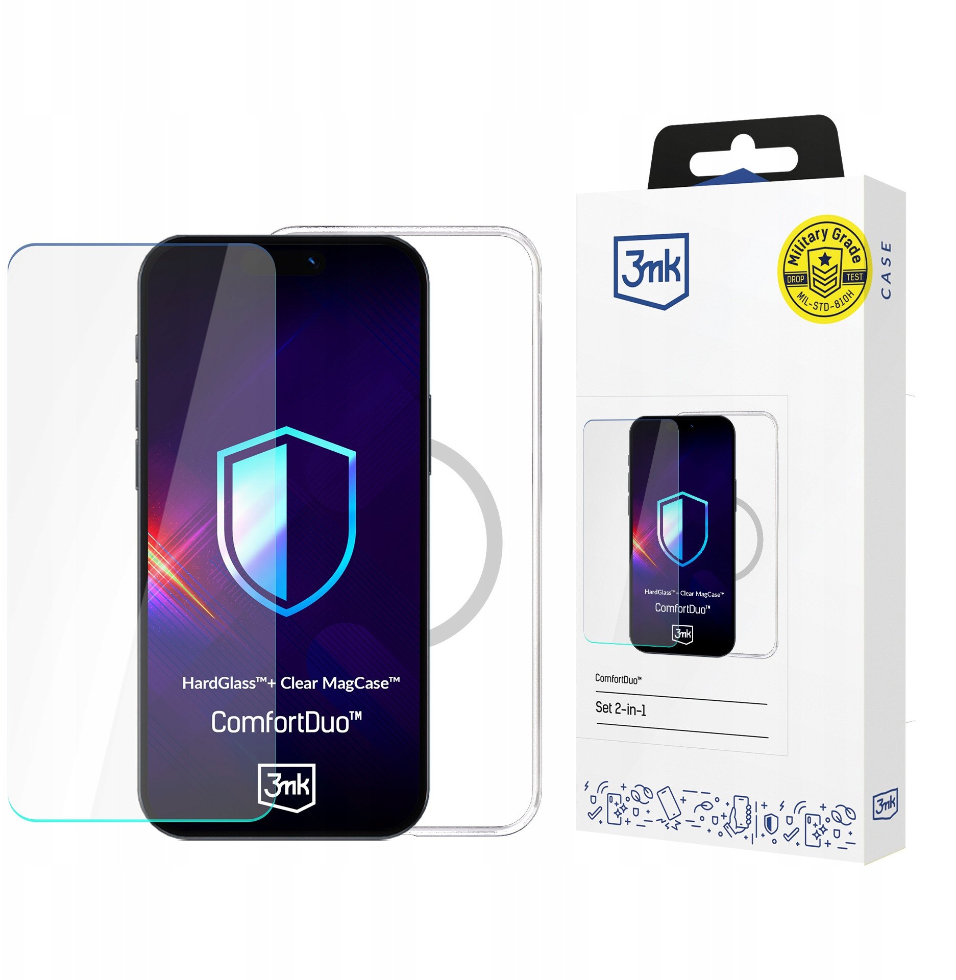 Samsung Galaxy S24 Ultra - 3mk ComfortDuo Clear MagCase