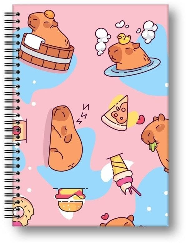 Brulion A5/80K kratka Kapibara food PENMATE