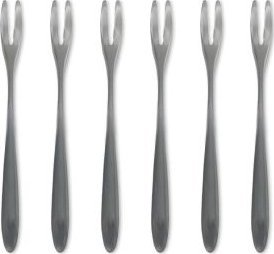 BYON Widelczyki do przekąsek, 6 szt., stal nierdzewna, 12,5 cm Fiesta / Byon