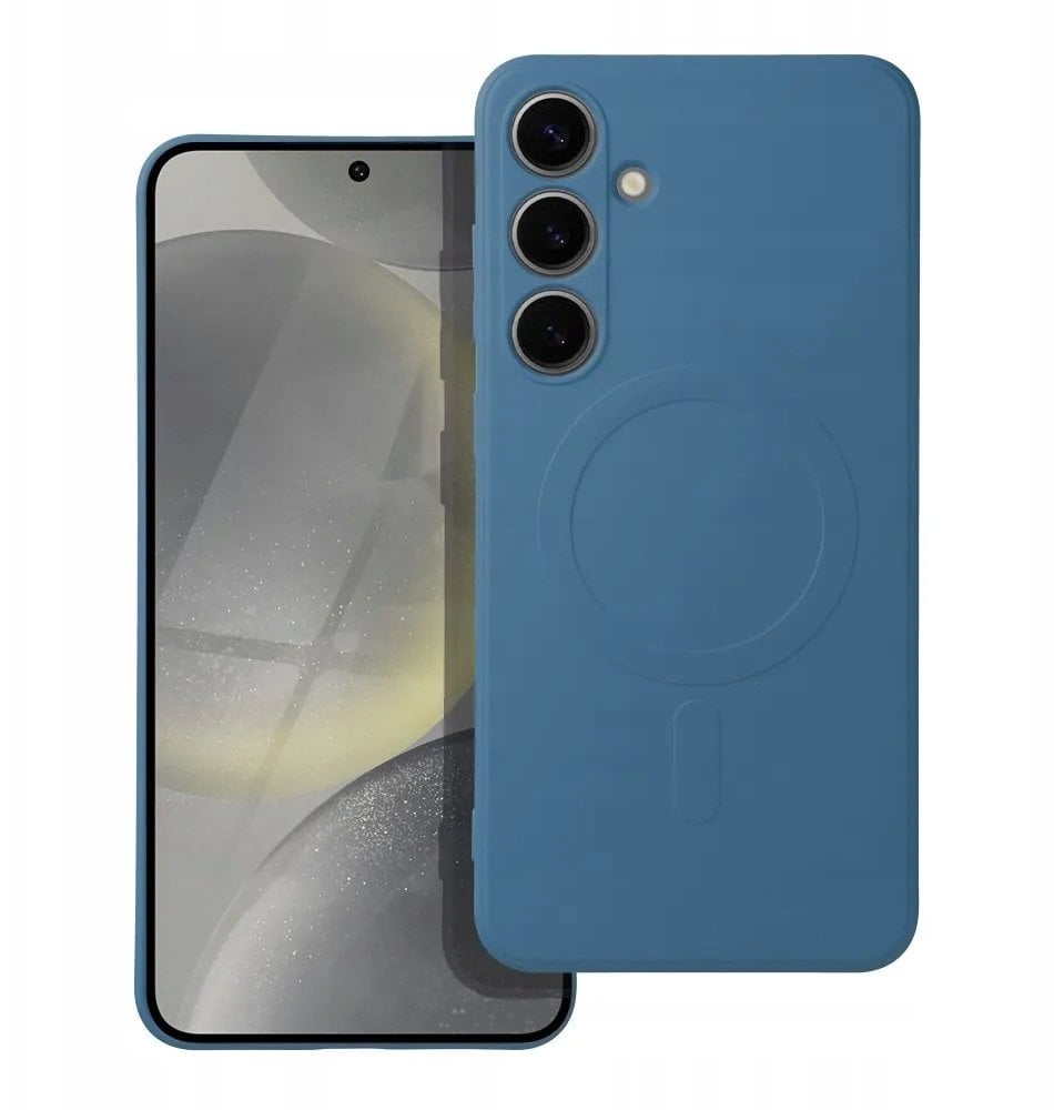 Futerał SILICONE MAG COVER kompatybilny z MagSafe do XIAOMI Redmi 15C niebieski