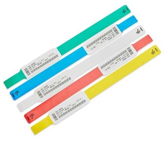 WRISTBAND,SYNTHETIC,1X6IN (25.4X152.4MM);DT,Z BAND ULTRA SOFT,COATED,PERMANENT ADHESIVE,HC100 CARTRIDGE, 300/ROLL,6/BOX