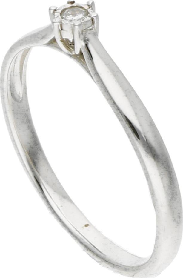 Rosanto Pierścionek z białego złota z brylantem roz 13 585 14k