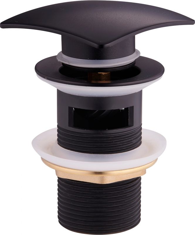 Mexen Korek automatyczny klik-klak kwadratowy czarny