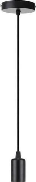 Lampa wisząca Abigail LAMPA wisząca DIAMOND OW-E27 Abigali metalowa OPRAWKA na żarówkę zwis czarny