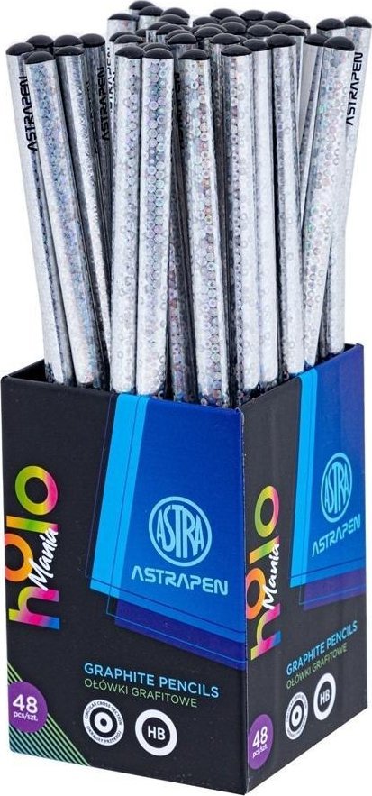 Ołówki z czarnego drewna Astrapen (48szt) ASTRA
