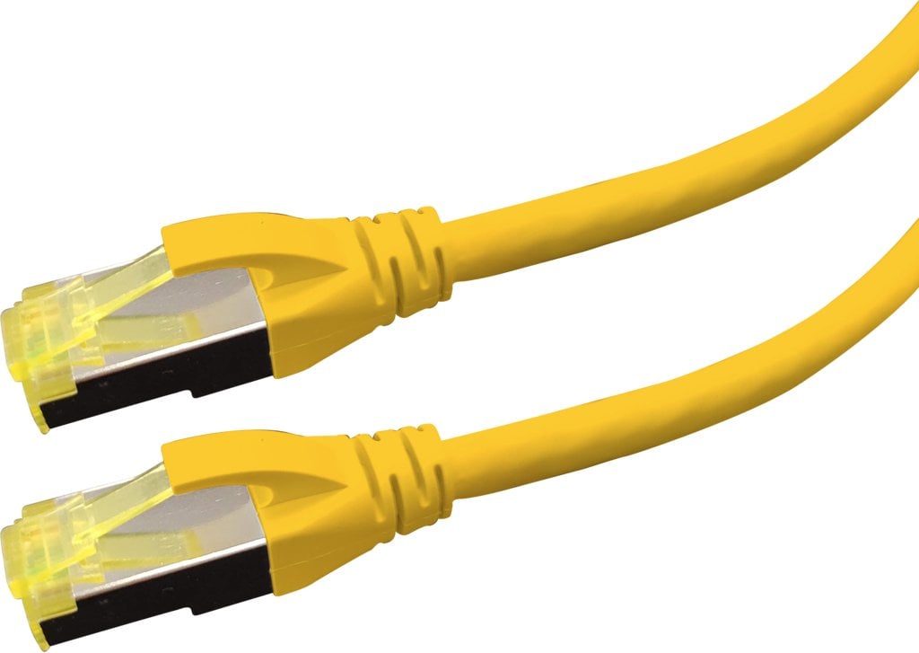LOGON PREMIUM APR6A030Y kabel sieciowy Żółty 3 m Cat6a S/FTP (S-STP)