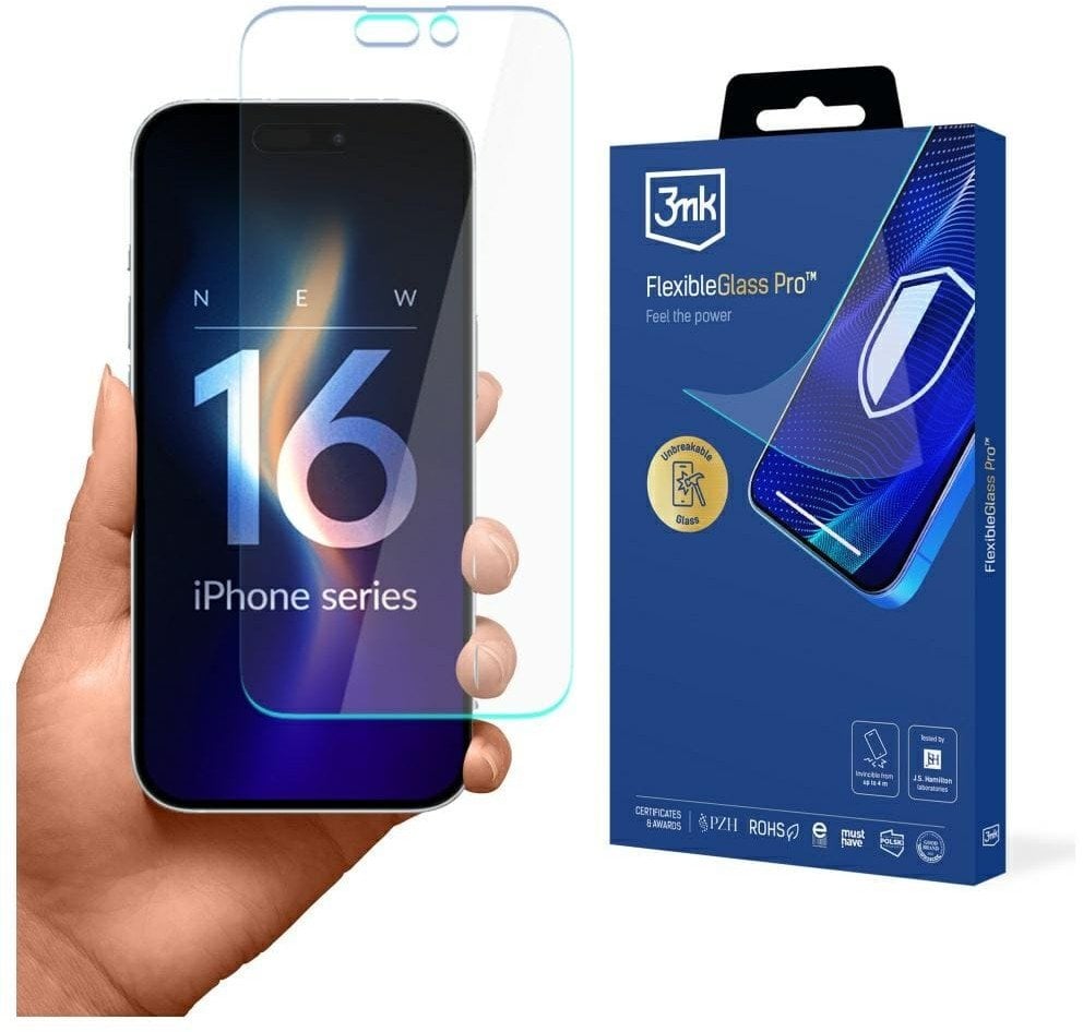 Szkło hybrydowe 3MK FlexibleGlass Pro v2.0 do Apple iPhone 16 Pro