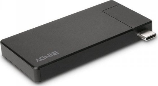 HUB USB Lindy HUB USB LINDY 43336 Czarny