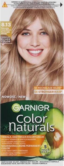 Garnier Garnier Color Naturals odżywcza farba do włosów 8.13 Naturalny Jasny Blond