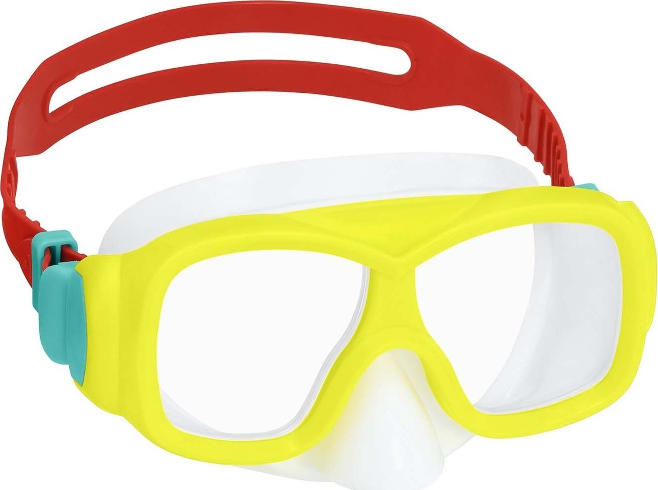 Bestway Maska do pływania żółto-czerwona Bestway 22039