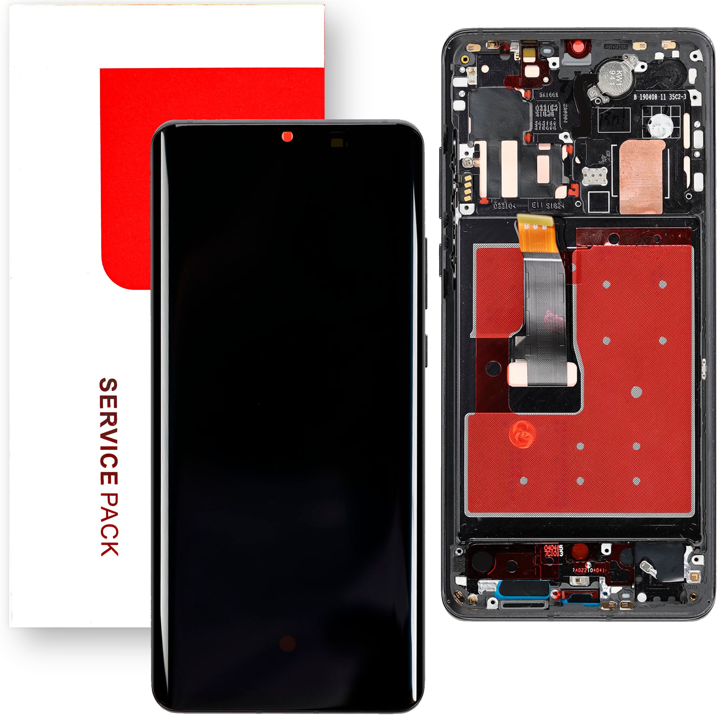 Wyświetlacz do Huawei P30 Pro LCD VOG-L29 Czarny Ramka Oryginał Mobilepart
