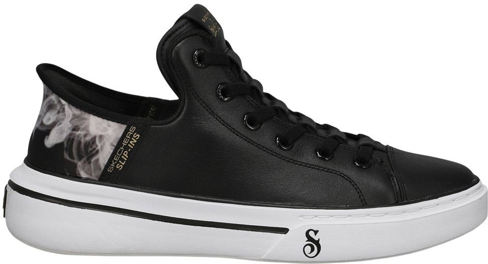 Buty męskie Skechers x Snoop Dogg: Premium Leather Slip-ins Snoop One OG (251016-BKW) 44