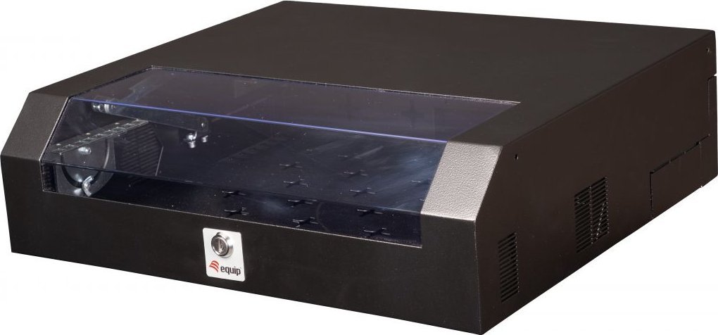 Szafa Equip Equip Netzwerkschrank 19" 05U 475mm Stahltür schwarz