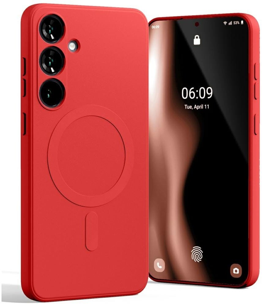 Mercury MagSafe Semi-Silicone Sam S25+ S936 czerwony /red