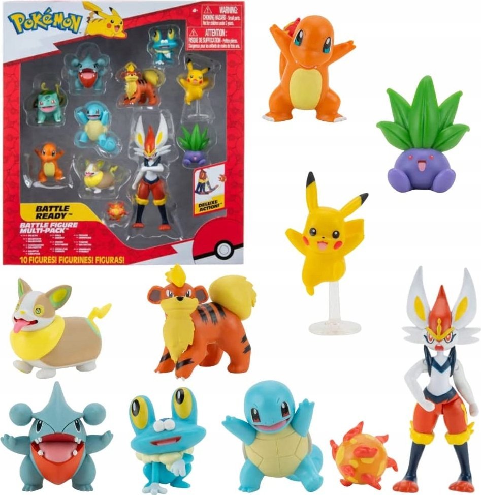 Figurka Pokemon Pokémon - Battle Figure 10 Pack (PKW2855) /Figures