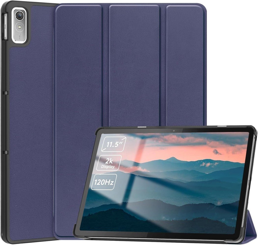 Etui z klapką Supero do Lenovo TAB P11 2GEN 11.5 TB350FU/TB350XU, granatowe