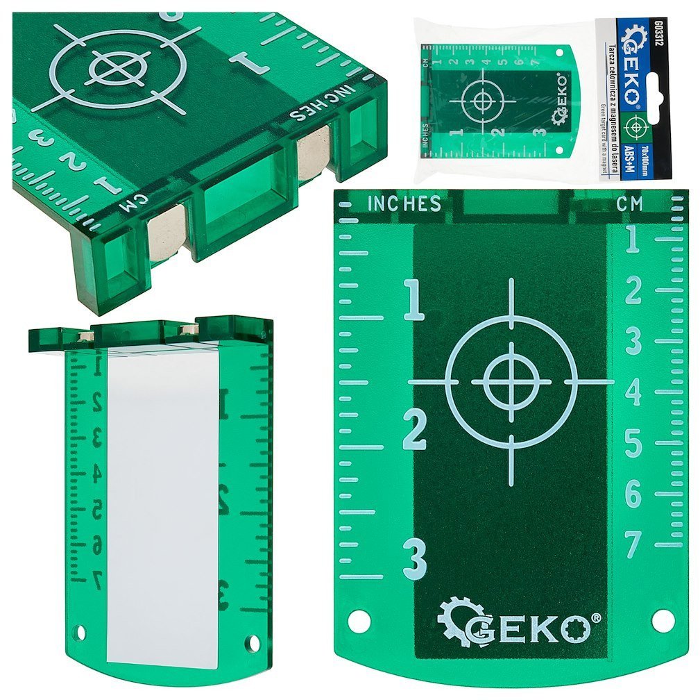 Tarcza celownicza z magnesem do lasera – zielona (10/500)