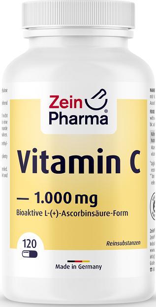 Zein Pharma Zein Pharma - Witamina C, 1000mg, 120 kapsułek