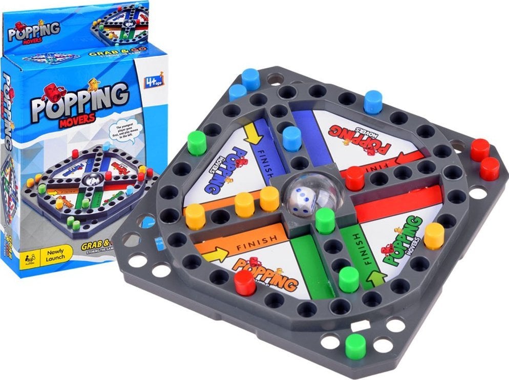 Jokomisiada Gra rodzinna Mini Chińczyk wersja podróżna GR0497