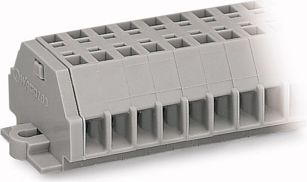 Wago Listwa zaciskowa 2-przewodowa 1,5mm2 12-torowa szara mocowanie śrubowe (260-112)