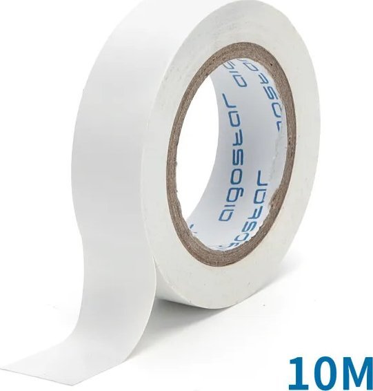 Aigostar Taśma elektroizolacyjna PWC 0,13x17x10 m biała Taśma elektroizolacyjna PWC 0,13x17x10 m biała