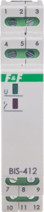 F&F Przekaźnik bistabilny 1P 16A 230V AC grupowy z pamięcią BIS-412M