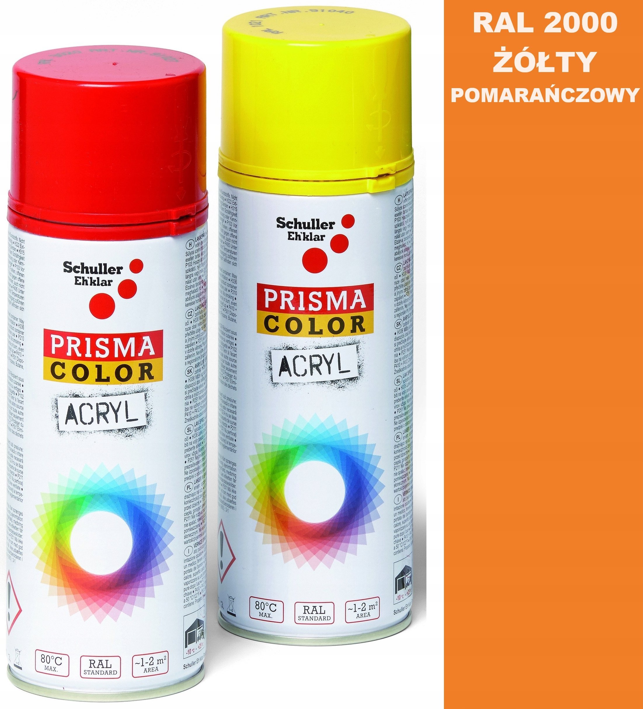 Schuller spray maling - Prisma Color RAL 2000