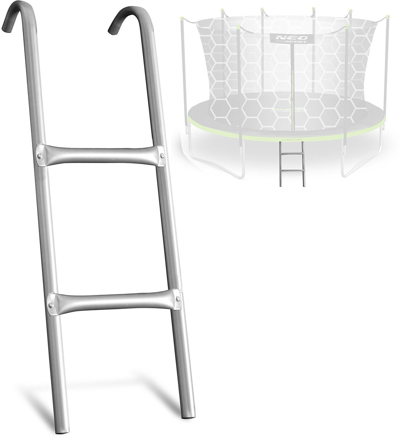 NeoSport Drabinka do trampoliny 312-435cm 10-14ft 2-stopniowa