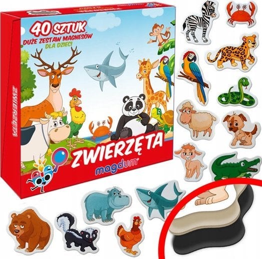 Maksik Magnesy Zwierzęta MV 6032-14