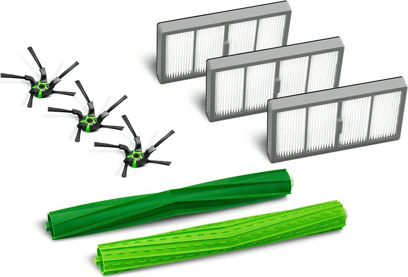 POLMAK Zestaw szczotek i filtrów do iRobot Roomba S