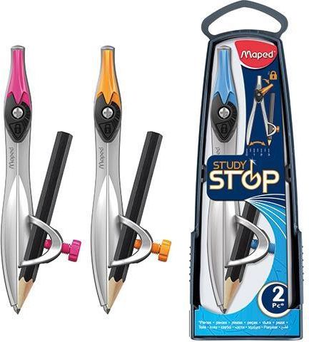 Maped Cyrkiel Study Stop + ołówek (203227)
