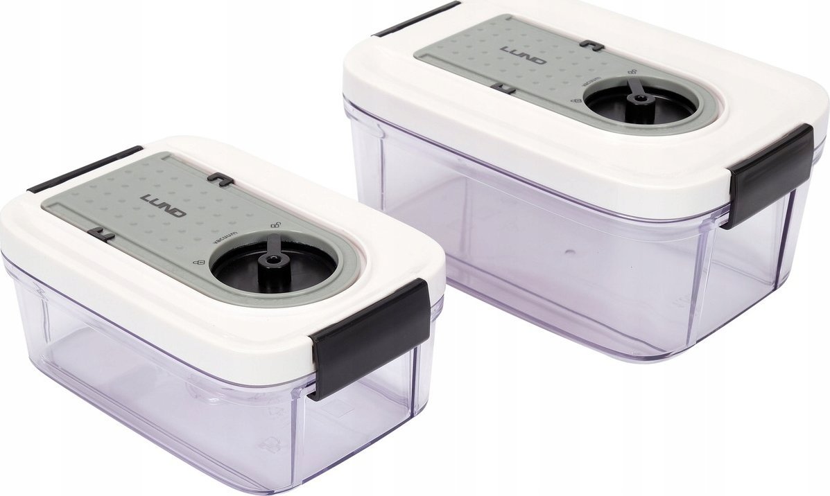 Toya LUND POJEMNIKI PRÓŻNIOWE 0,75L, 1,5L