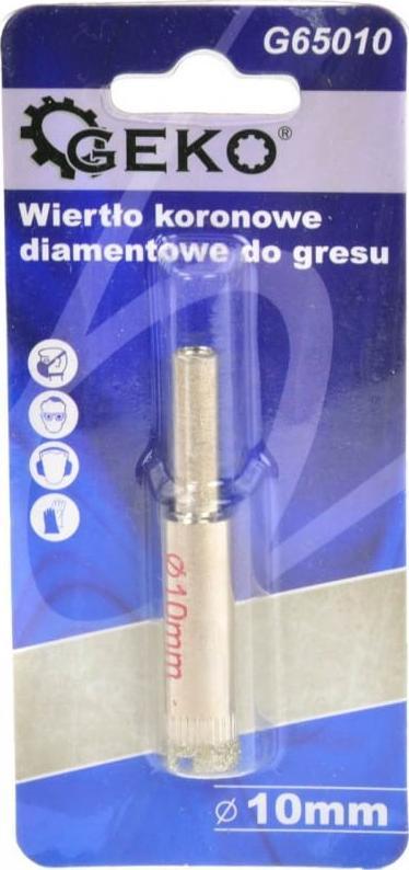 Geko WIERTŁO KORONOWE DIAMENTOWE DO GRESU 10MM (1/40) G65010 GEKO