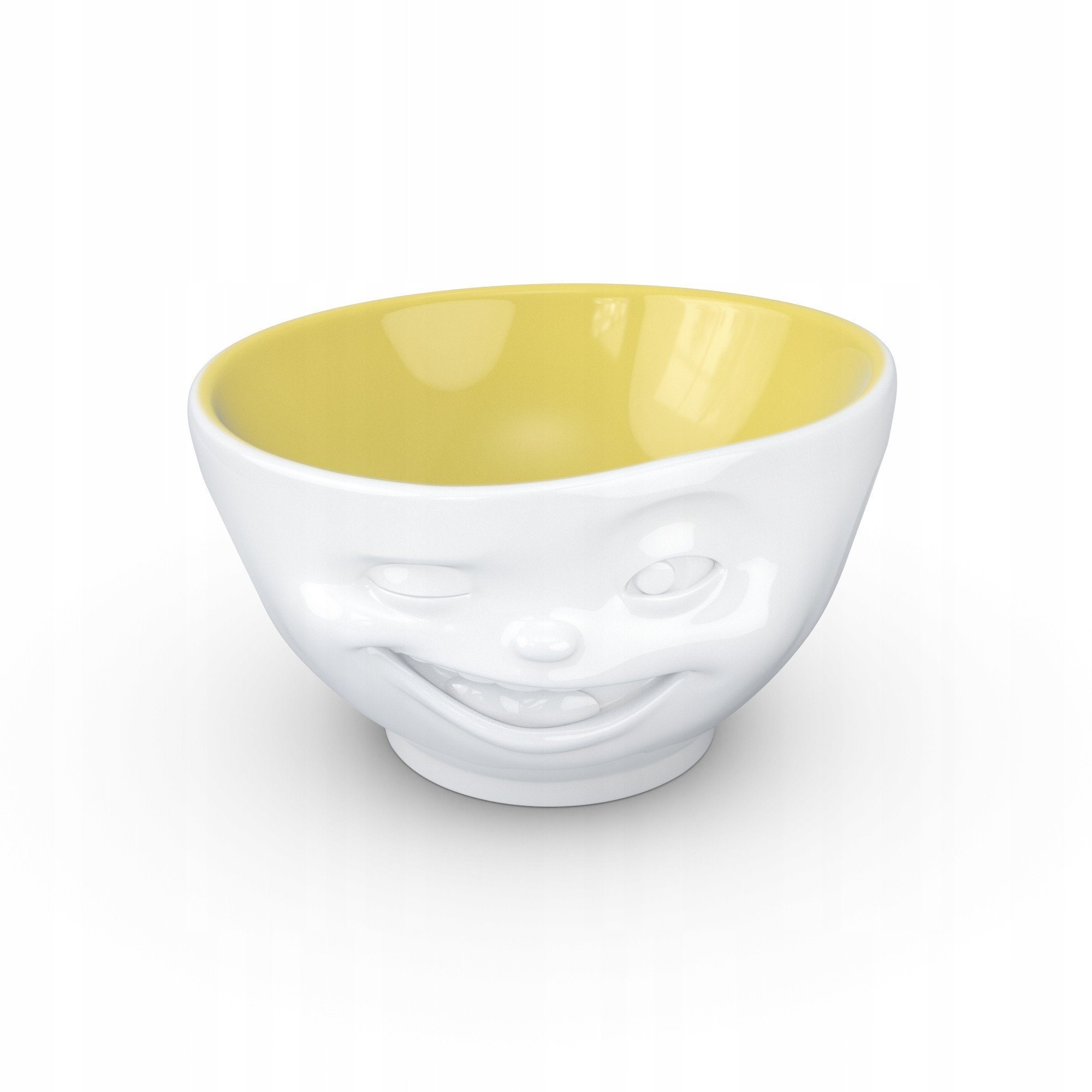 FIFTYEIGHT Schale 500ml - Zwinkernd innen Safran