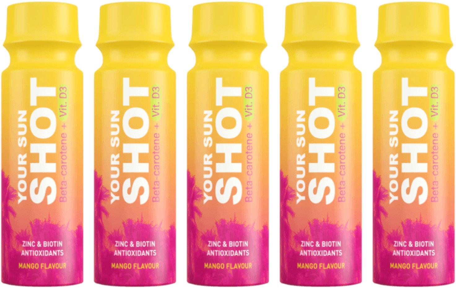Your Sun Shot Mango Z Wit. D3 Drinki Do Opalania 80ml x5szt
