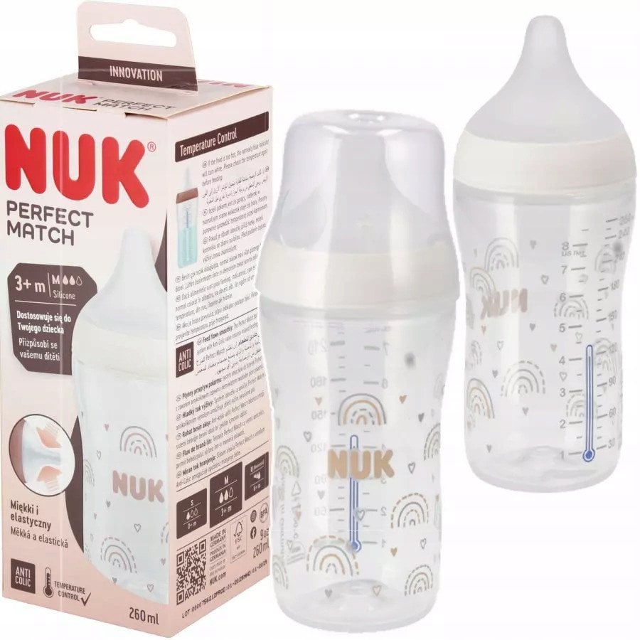 NUK BUTELKA PP 260ML SIL SM M PM 10742026 1/6