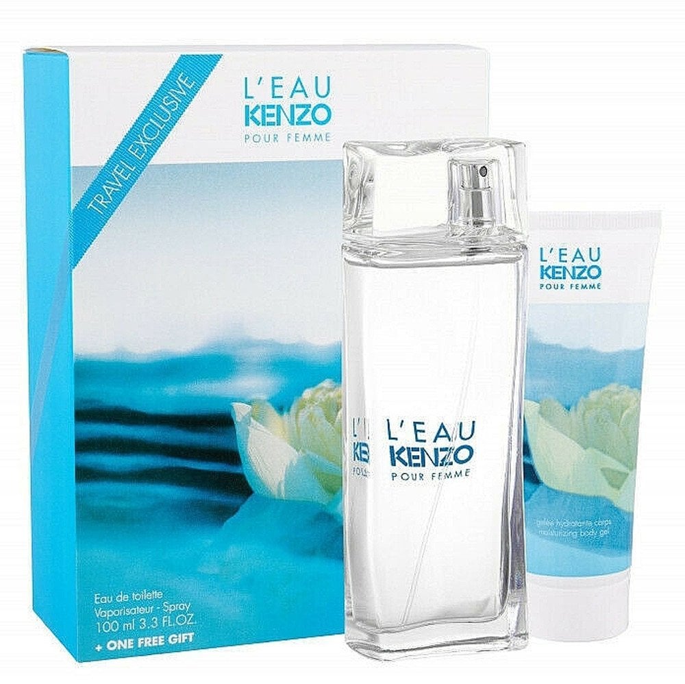 Set Kenzo: L'Eau, Eau De Toilette, For Women, 100 ml + L'Eau, Hydrating, Body Lotion, 100 ml For Women