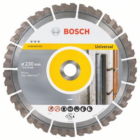 Bosch Tarcza tnąca diamentowa Best for Universal 230 x 22mm - 2608603633