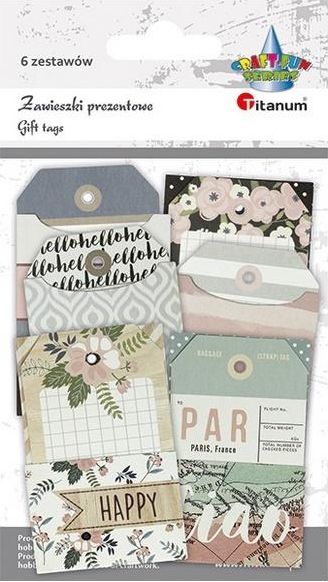 Titanum Zawieszki prezentowe mix 12szt