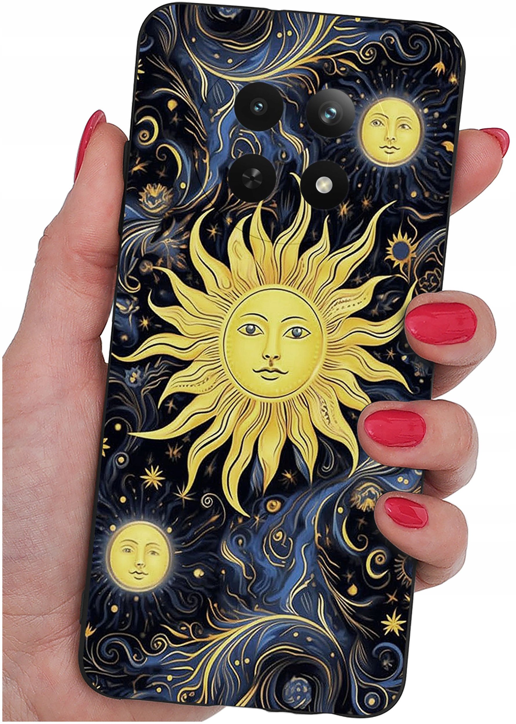 Etui do Realme 12 5G | 12x 5G WZORY |SILIKONOWE MATT CASE + SZKŁO 9H