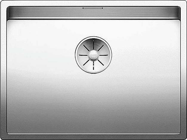 Zlewozmywak Blanco Claron 550-U Stal polerowana z korkiem InFino (521579)