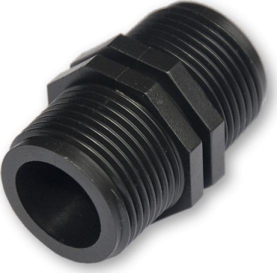 Bradas Łącznik wyposażony w dwa gwinty zewnętrzne 1" 8628