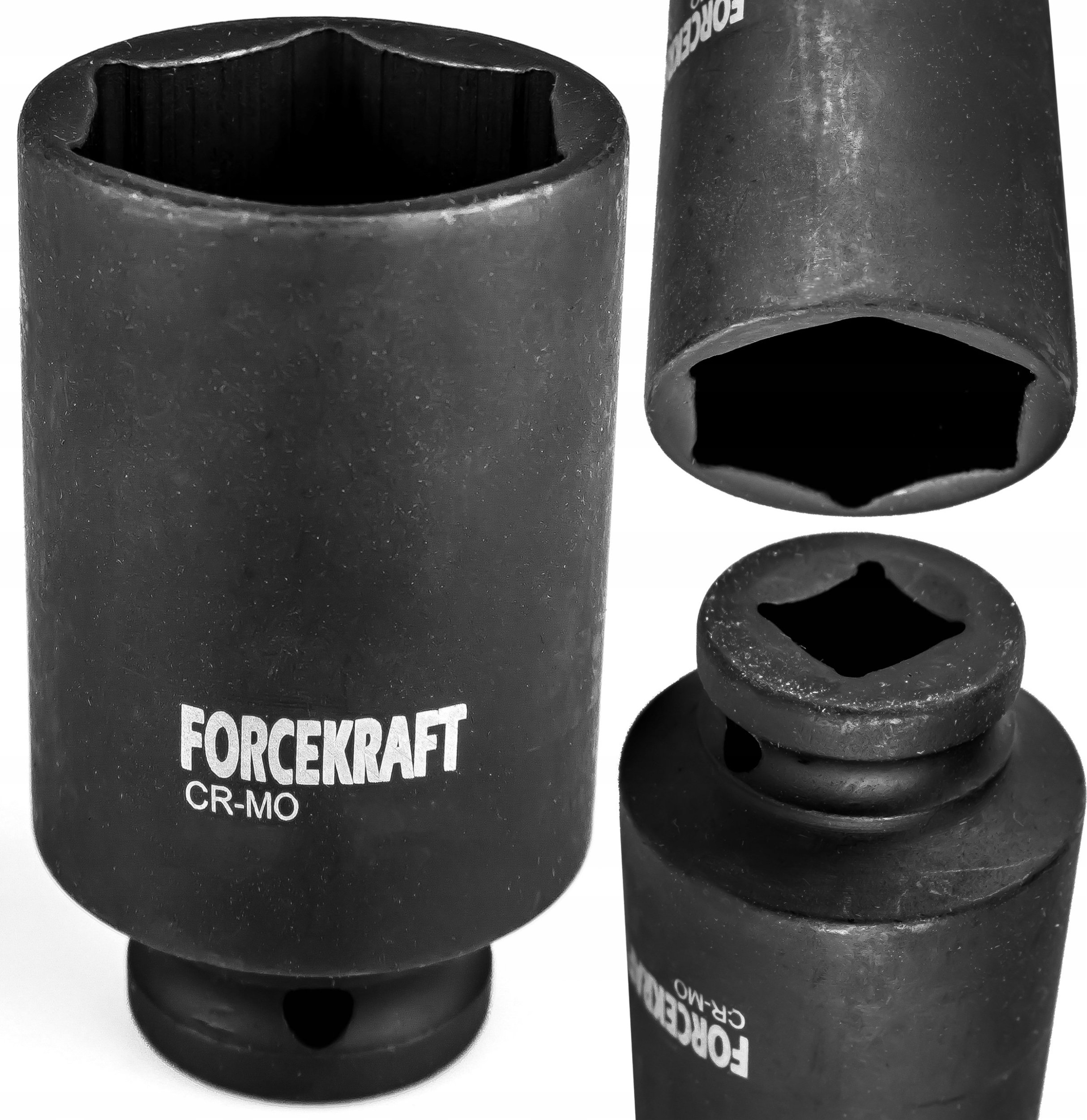 Forcekraft Nasadka udarowa głęboka 43mm 3/4" (6-kątna)