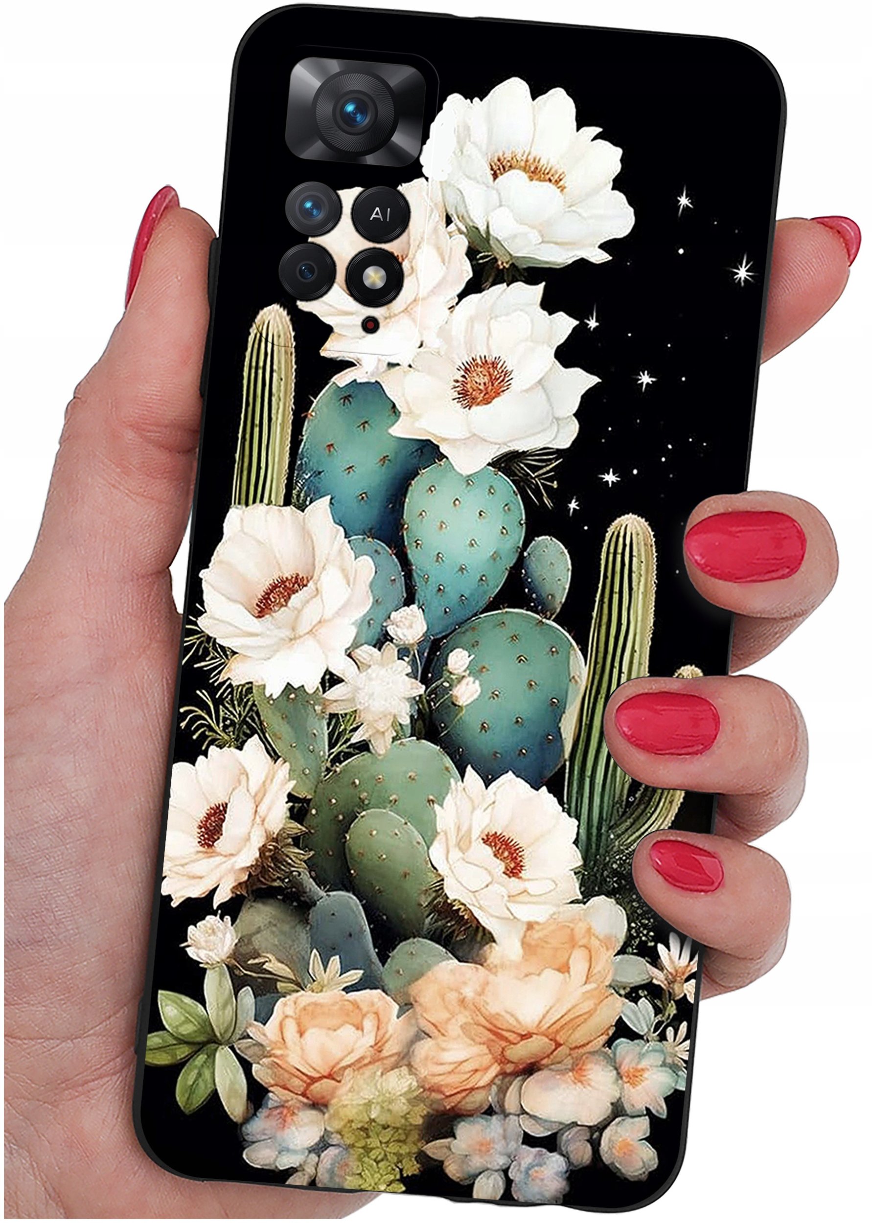 ETUI do Xiaomi Redmi Note 11 Pro | WZORY | SILIKONOWE MATT CASE + SZKŁO 9H